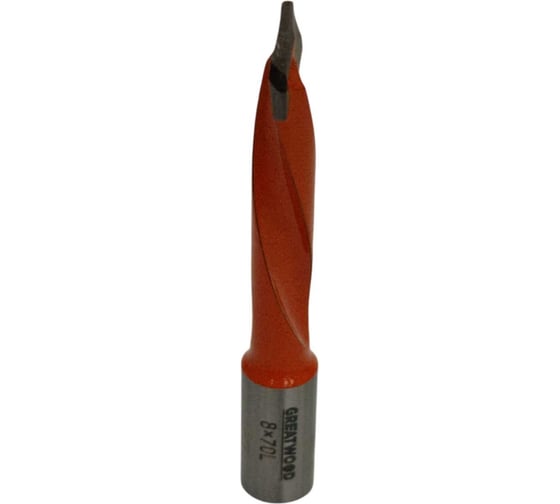 Сверло сквозное GREATWOOD HW 8x70 S10x20 LH s TL53559 1