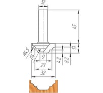 Фреза ФК 0015 МебельДрев 4627198884302
