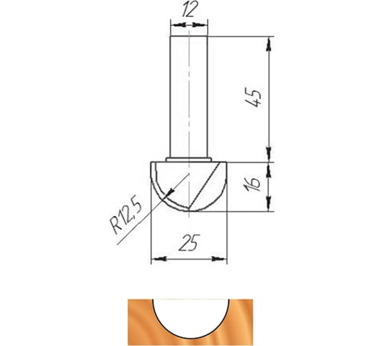 Фреза ФК 0195 МебельДрев 4627198884678