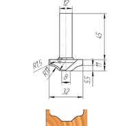 Фреза ФК 0335 МебельДрев 4627198885200