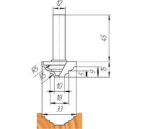 Фреза ФК 0080 МебельДрев 4627198884432