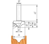 Фреза ФК 0529 МебельДрев 4627198885705