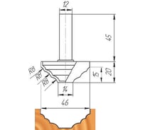 Фреза ФК 0480 МебельДрев 4627198885552