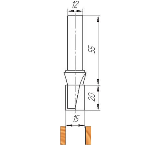 Фреза ФК 0315 МебельДрев 4627198885118 1