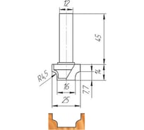 Фреза ФК 0234 МебельДрев 4627198884869