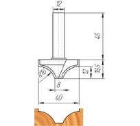 Фреза ФК 0525 МебельДрев 4627198885682
