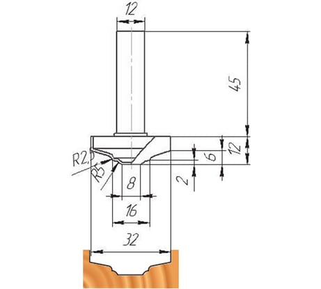 Фреза ФК 0070 МебельДрев 4627198884425