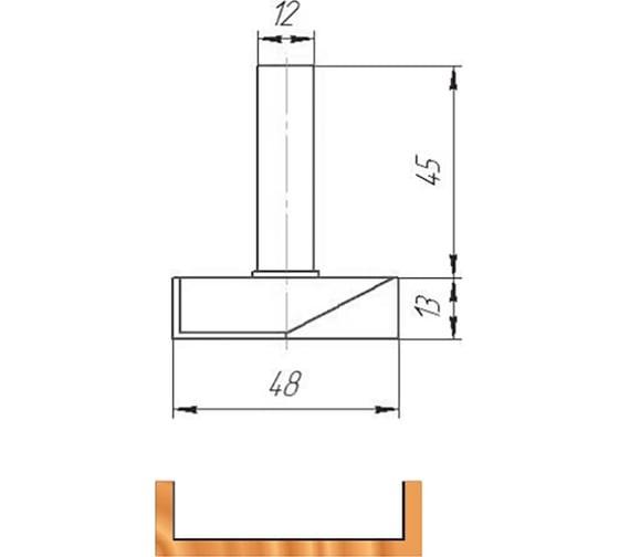 Фреза ФК 0380 МебельДрев 4627198885347