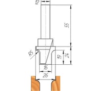 Фреза ФК 0430 МебельДрев 4627198885422