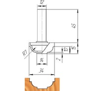 Фреза ФК 0060 МебельДрев 4627198884418