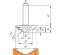 Фреза ФК 0280 МебельДрев 4627198884999