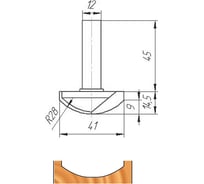 Фреза ФК 0165 МебельДрев 4627198884609