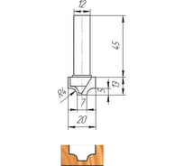 Фреза ФК 0154 МебельДрев 4627198884579