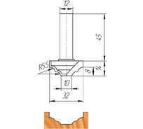 Фреза ФК 0176 МебельДрев 4627198884630