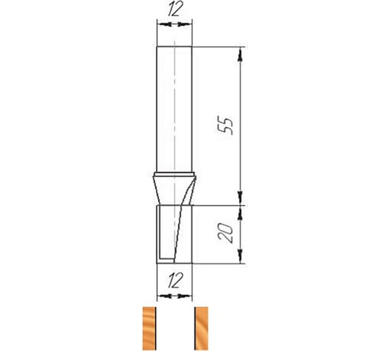 Фреза ФК 0312 МебельДрев 4627198885088 1
