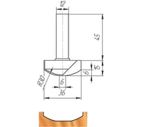 Фреза ФК 0160 МебельДрев 4627198884593