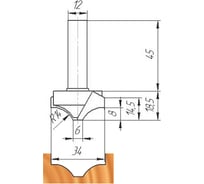 Фреза ФК 0528 МебельДрев 4627198885699