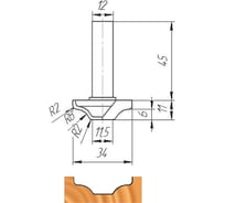 Фреза ФК 0334 МебельДрев 4627198885194