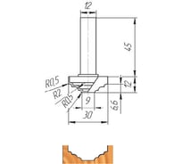 Фреза ФК 0490 МебельДрев 4627198885590