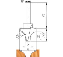 Фреза ФК 0349 МебельДрев 4627198885293