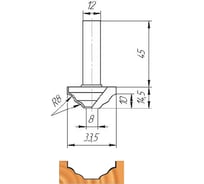 Фреза ФК 0170 МебельДрев 4627198884616