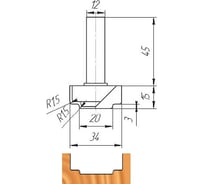 Фреза ФК 0030 МебельДрев 4627198884326