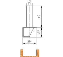 Фреза ФК 0318 МебельДрев 4627198885132