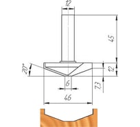 Фреза ФК 0500 МебельДрев 4627198885606