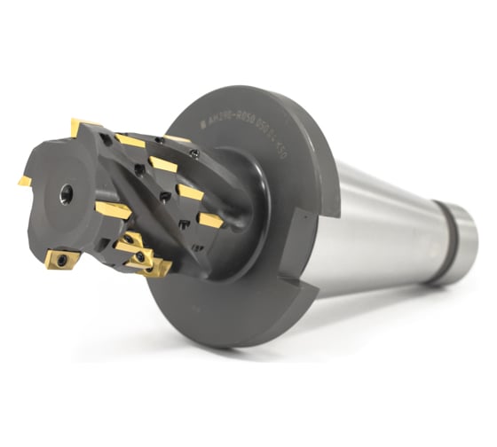 Фреза торцово-цилиндрическая с механическим креплением 4-гранной пластины APKT 11T3.. (50х50х215 мм; Z=4; к/хв; конус 7:24 50; исп.1) Русский Инструмент ri.300.45 1