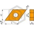 Пластина СпецТехИнструмент DNMG150408-GM STU225J STI DNMG150408-GMSTU225JSTI 3