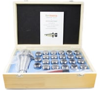 Патрон цанговый 7:24 К50 с комплектом цанг 4-26 23шт ER40 Beltools ri.263.69