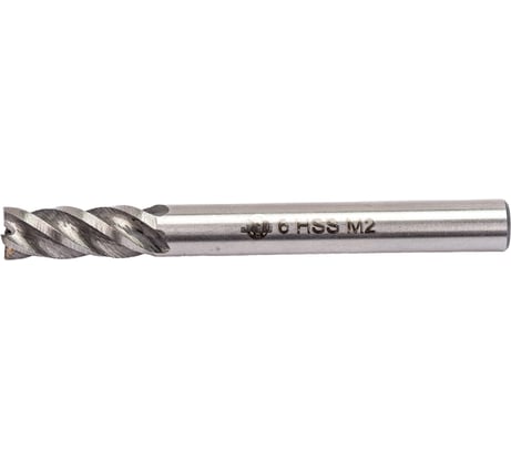 Фреза концевая ц/х Р6М5/HSS (6х13х57 мм; Z4) JSD 57521