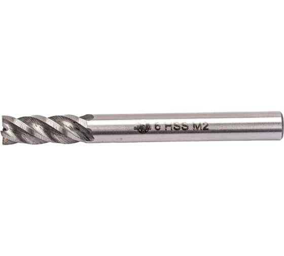 Фреза концевая ц/х Р6М5/HSS (6х13х57 мм; Z4) JSD 57521 1
