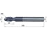 Фреза сферическая DESKAR R6.0 12x25x100 ц/х 2F TiALN (P<HRC50 M, K) 00-00057557 2