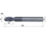 Фреза сферическая DESKAR R8.0 16x35x100 ц/х 2F nACo (P<HRC60, M, K) 00-00057562 2