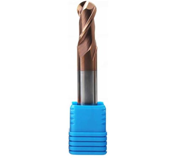 Фреза сферическая DESKAR R4.0 8x16x75 ц/х 4F nACo (P<HRC60, M, K) 00-00057742 1