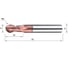 Фреза сферическая DESKAR R4.0 8x16x75 ц/х 4F nACo (P<HRC60, M, K) 00-00057742 2