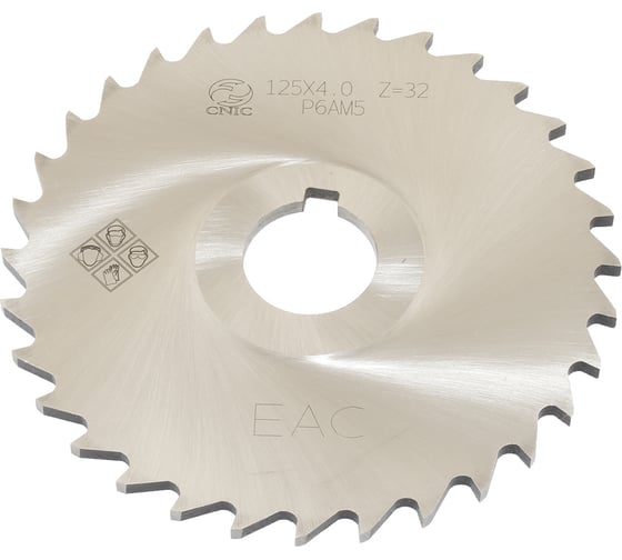 Фреза отрезная CNIC 125x4.0x27 тип3 Z= 32 Р6АМ5 76169 1