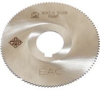 Фреза отрезная CNIC 80x1.0x22 тип1 Z=108 Р6АМ5 53264