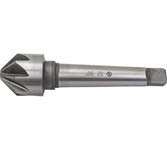 Зенковка коническая 90 градусов (32х32х124 мм; КМ2; Р6М5; тип 10; Z=8; ГОСТ 14953-80) ИНСТУЛС 00001220039