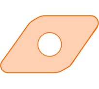 Пластина сменная ромбическая DCMT 11T308-SL KC20D Русский Инструмент ri.361.66