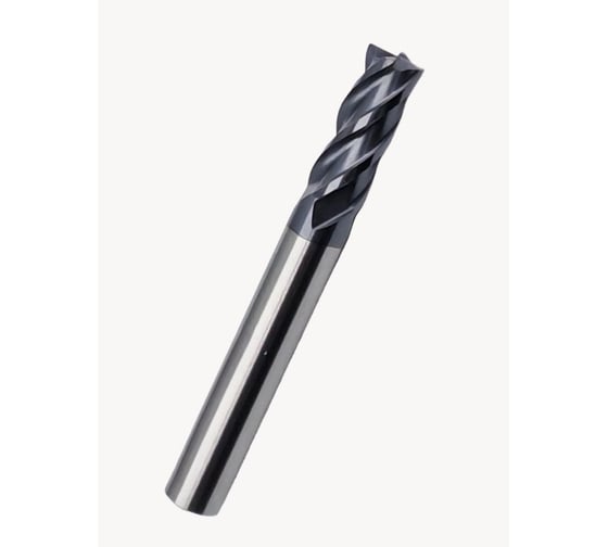 Фреза концевая по металлу ProguTEC 8×30×100, Z4, твердосплавная AlCrSiN MD680-H-4T-083008100 1