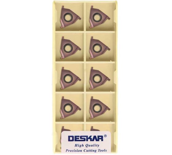 Пластина отрезная, канавочная DESKAR 16ER IL 0.7 LF6018 10 шт 00-00052491 1