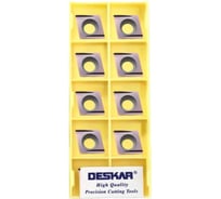 Пластина для точения DESKAR CCGT060202L-U LF6018 10 шт 00-00051883