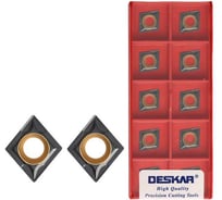 Пластина для точения DESKAR CCMT060208 LF3018 10 шт 00-00051904