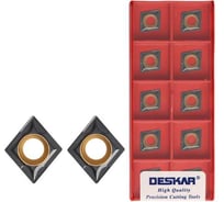 Пластина для точения DESKAR CCMT060204 LF3018 10 шт 00-00051900