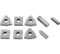 Набор сменных пластин CNIC из 9шт ВК8 для набора резцов 25x25мм 76160
