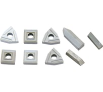 Набор сменных пластин CNIC из 9шт ВК8 для набора резцов 12x12мм 76157