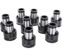 Набор резьбонарезных вставок Partner ISO-TC820 9шт (M6-8, M10, M12, M14, M16, M18-20, M22, M24, M27-30) с предохранительной муфтой для машинных метчиков 898200