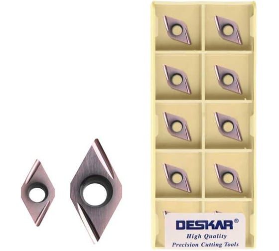Пластина для точения DESKAR DCGT070202R-F LF6018 10 шт 00-00051969 1